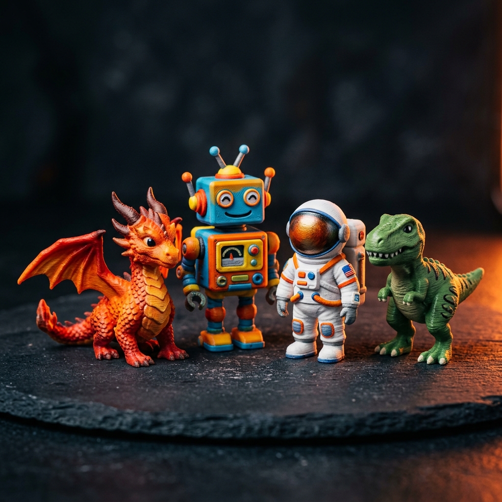 3D Printed Figurines Collection